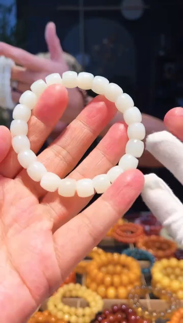 手串未镶嵌和田玉10+直切