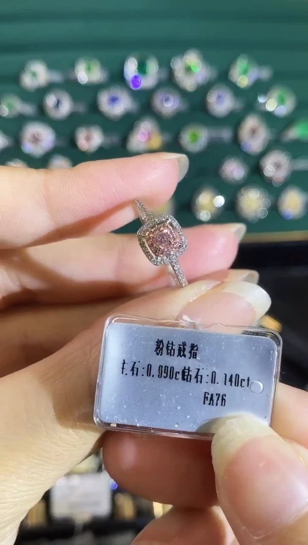 18K金镶嵌戒指钻石05