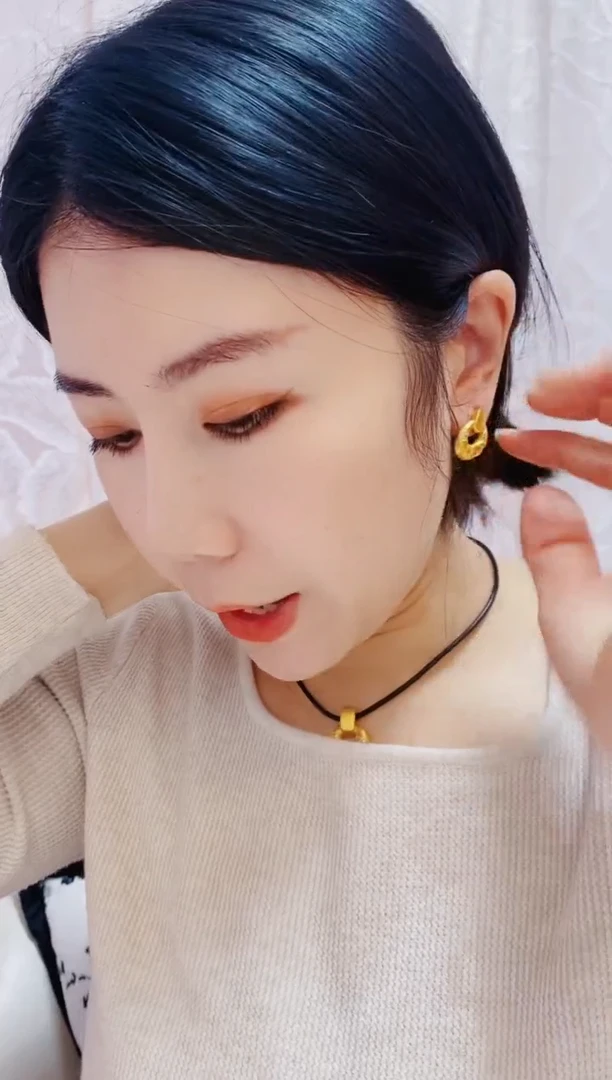 合金无087甜甜圈耳坠