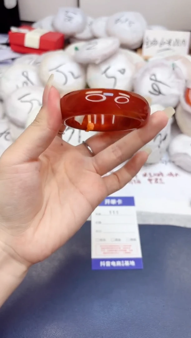 石英质玉手镯未镶嵌111-玛瑙-圈口53