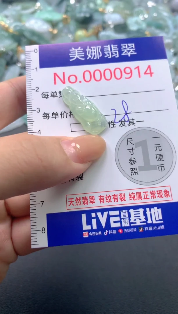 颈饰未镶嵌翡翠914