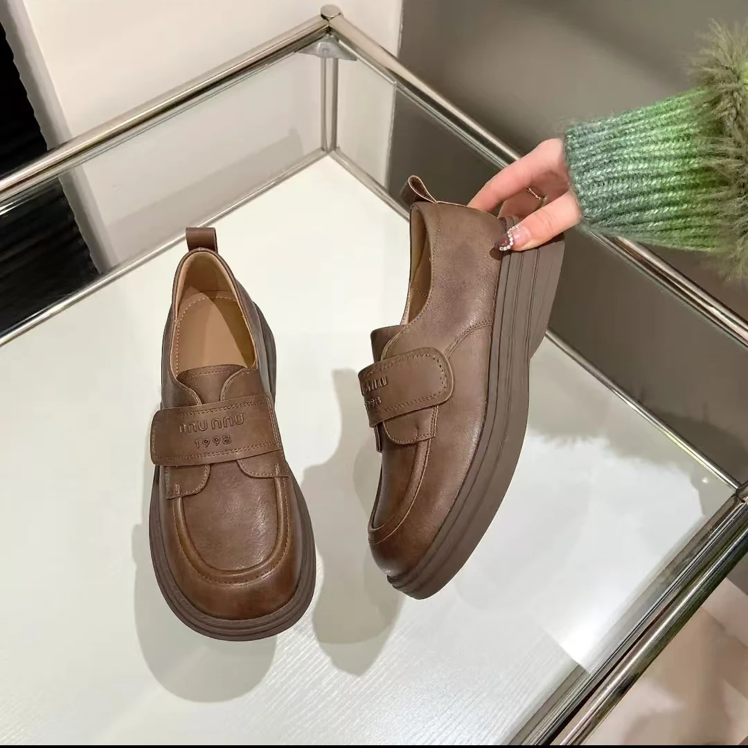 2828-1   新款法式时尚百搭平底乐福鞋