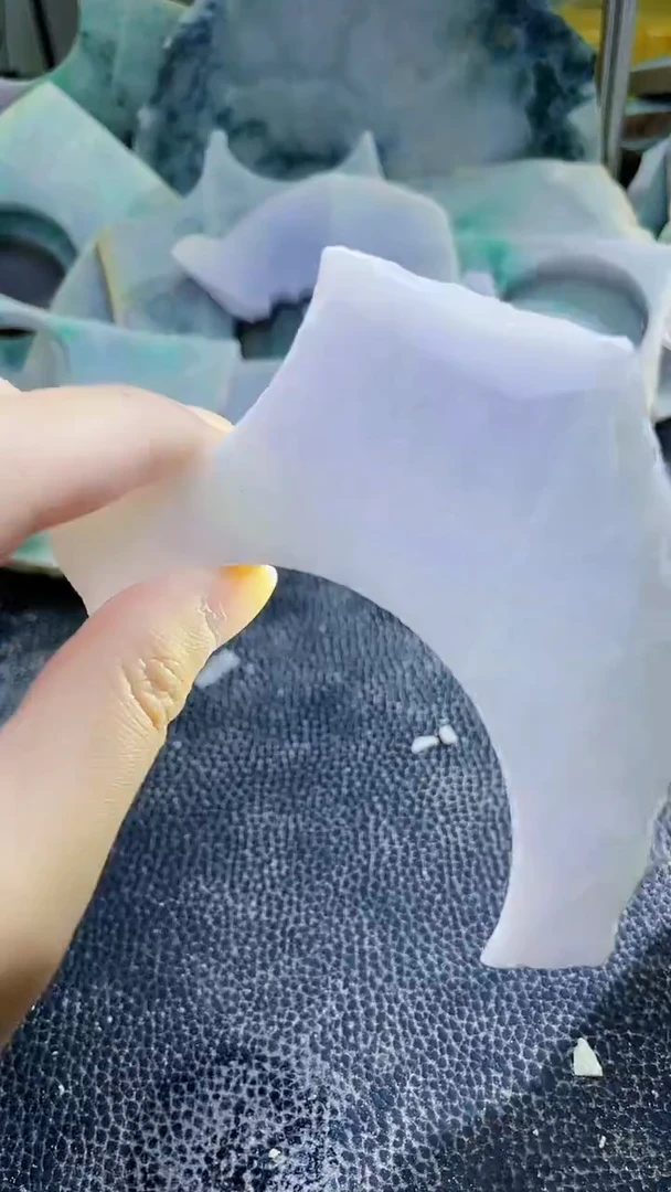 裸石翡翠天然A货翡翠板料