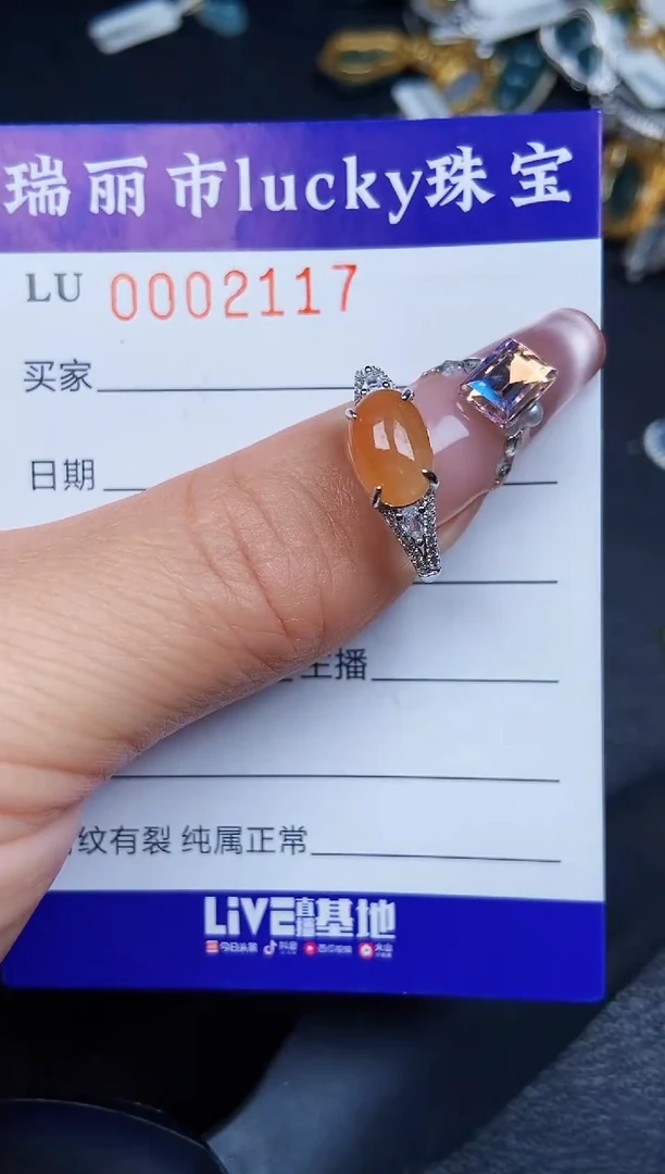 翡翠银S925镶嵌颈饰2117