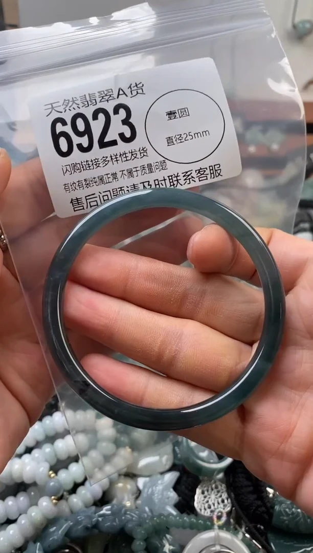 颈饰未镶嵌翡翠天**️翡翠6923