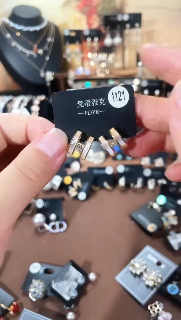 合金925银锆石梵1121