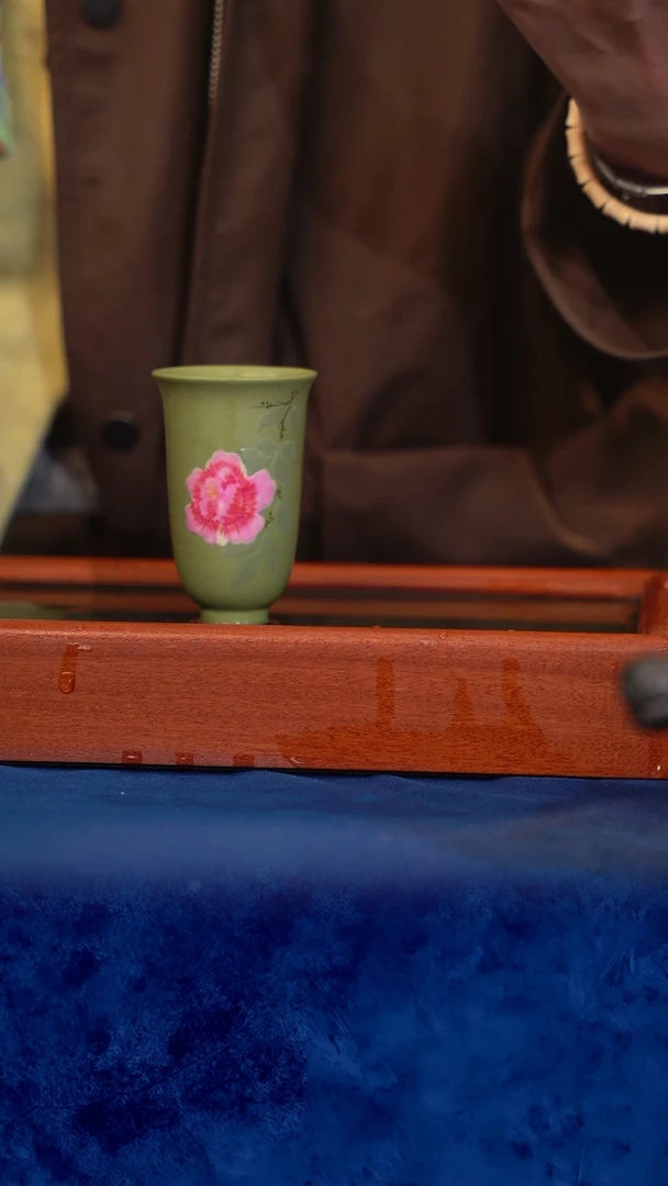 紫砂 宜兴紫砂  豆青 杯 闻香