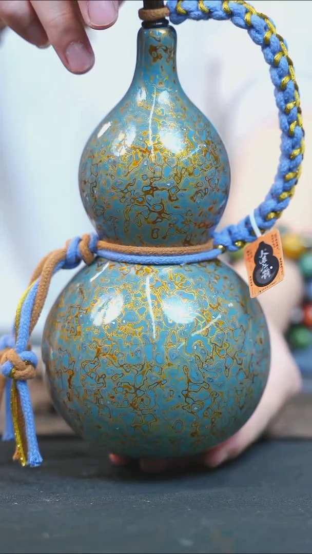 【闪购商品】RU423漆艺酒葫芦不包手串 瑕疵款