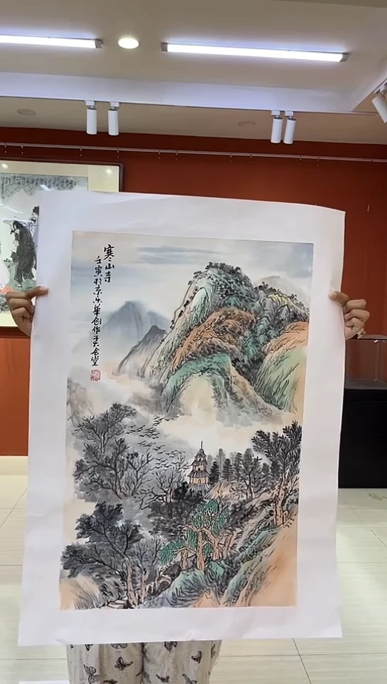 国画郑乐华手绘绘画作品11-8
