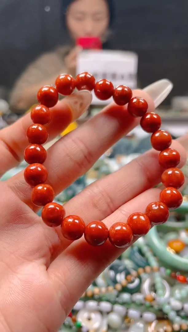 【闪购商品】翡翠颈饰未镶嵌8-9MM/Q/翡翠A货一图一物