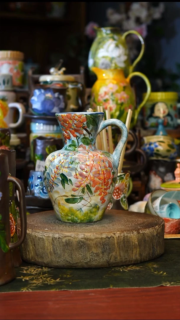 陶瓷102景德镇手工手绘釉下彩