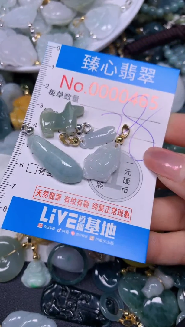 【闪购商品】翡翠颈饰未镶嵌含绳000465