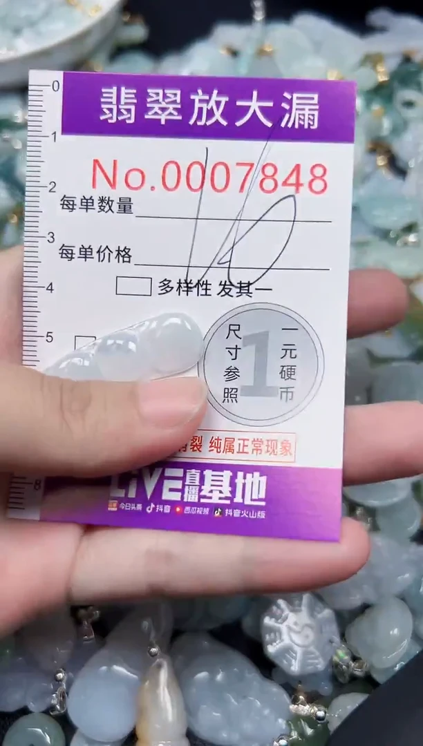 颈饰未镶嵌翡翠7848