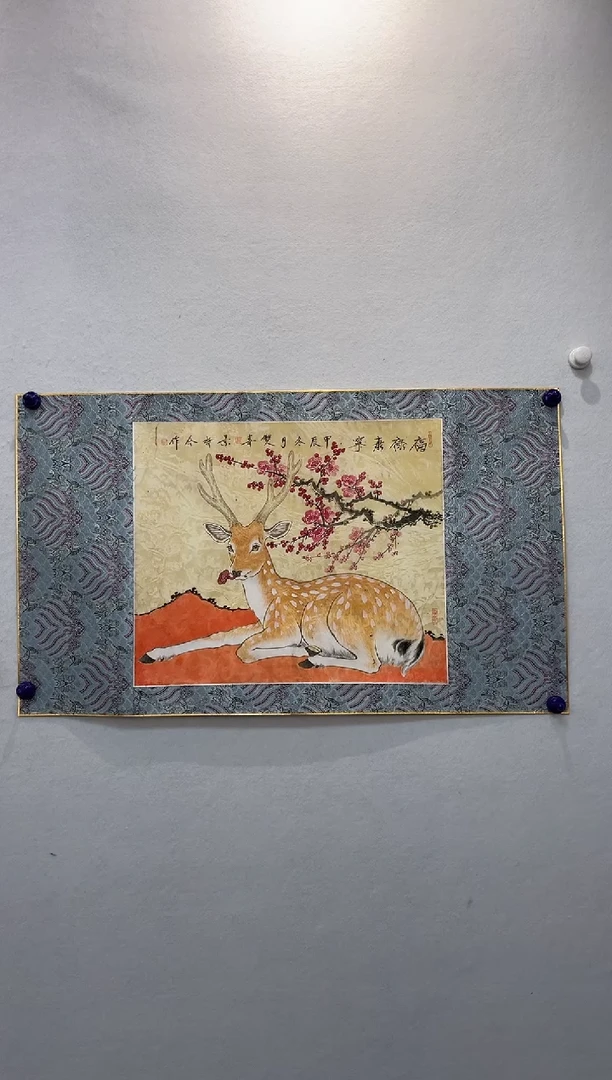 国画z崔鲁合作--花鸟