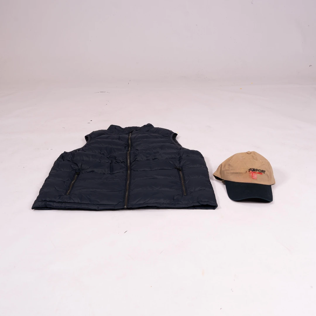 BFOV 纯色棉马甲拉了个夫拼色【帽】