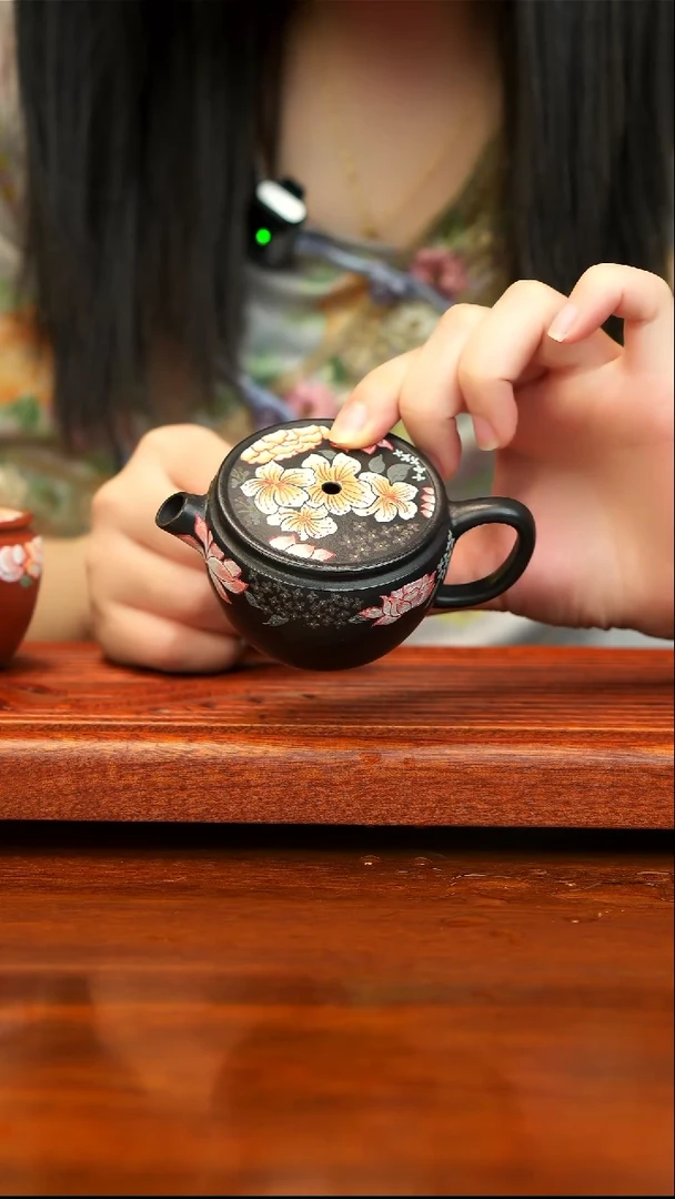 宜兴紫砂  焐灰汉瓦壶