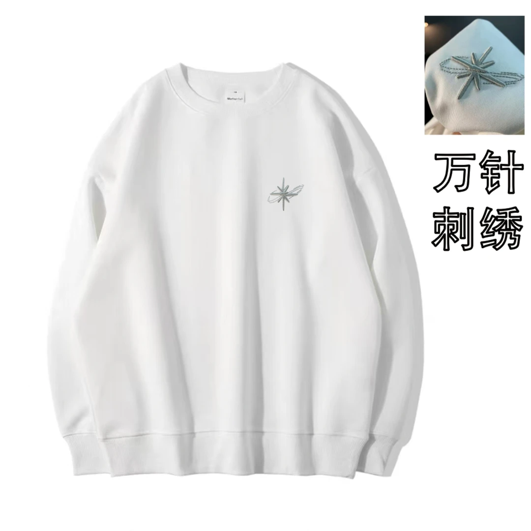 【小马专属】新款时尚百搭潮流夏季卫衣情侣运动圆领卫衣--风车