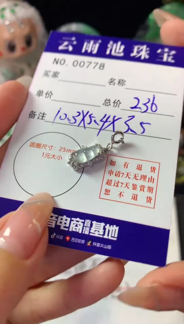 颈饰银S925镶嵌翡翠翡翠