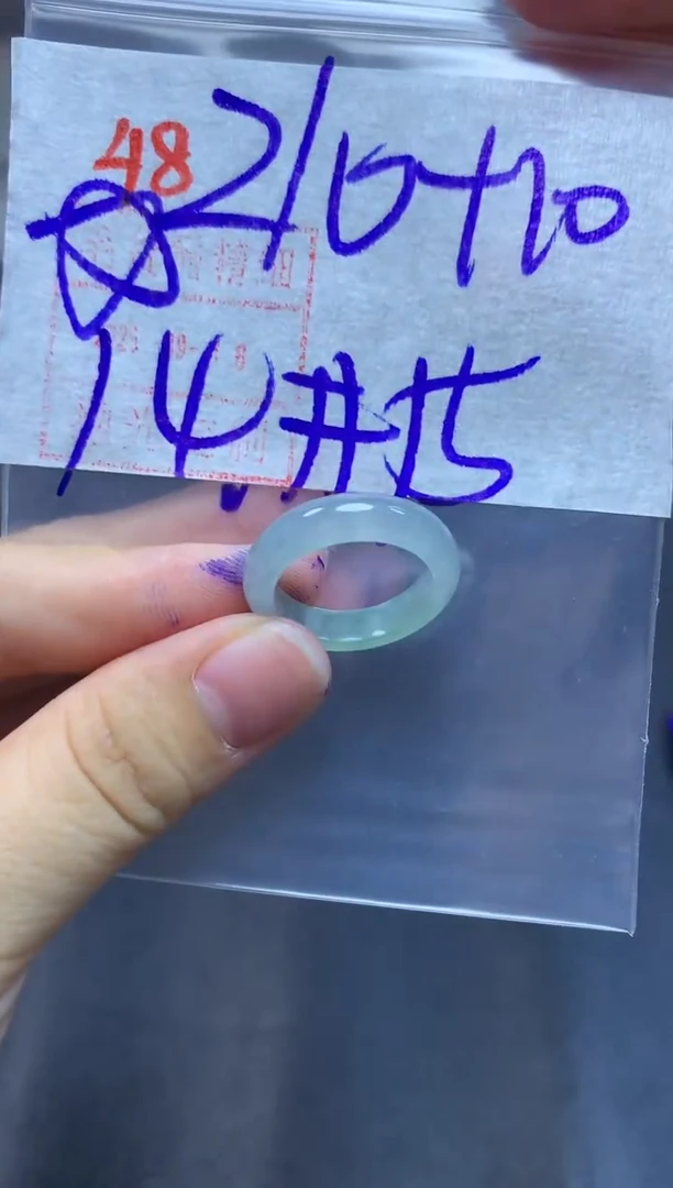未镶嵌定制翡翠戒圈14-15#220毛货需精细抛光