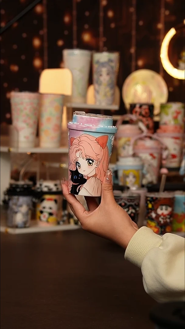 （玉泥）景德镇手工手绘文创陶瓷杯