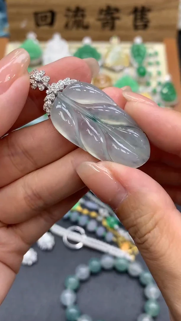 【闪购商品】翡翠颈饰18K金镶嵌356-中国好珍宝