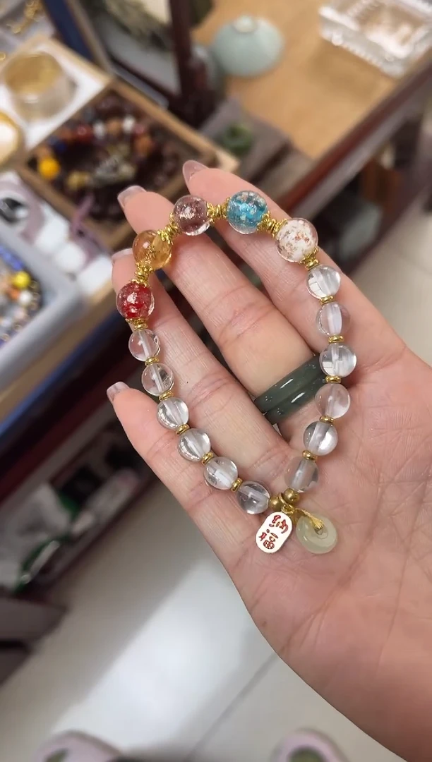 【闪购商品】琉璃成品白色手串