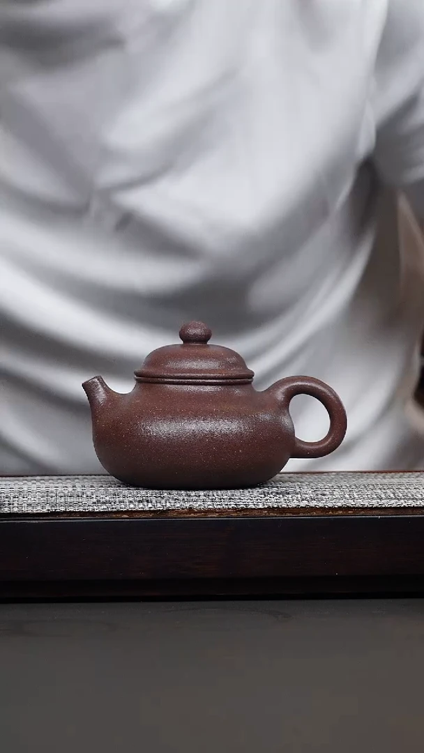 茶壶紫砂桃花泥大容天