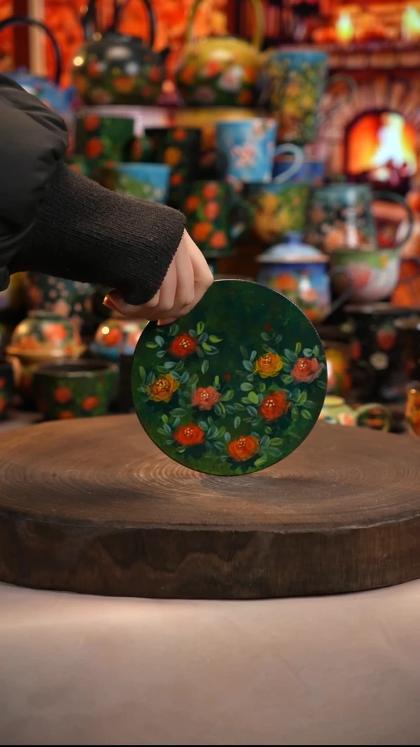 油画   釉下彩   杯子