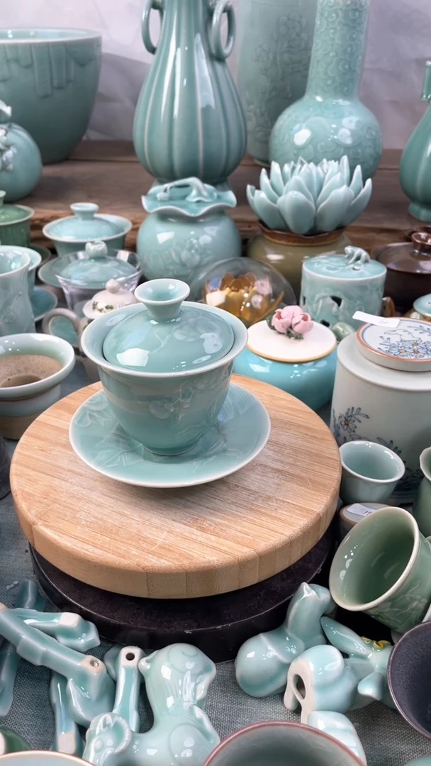 【闪购商品】特价福利 微瑕 慧仙青瓷