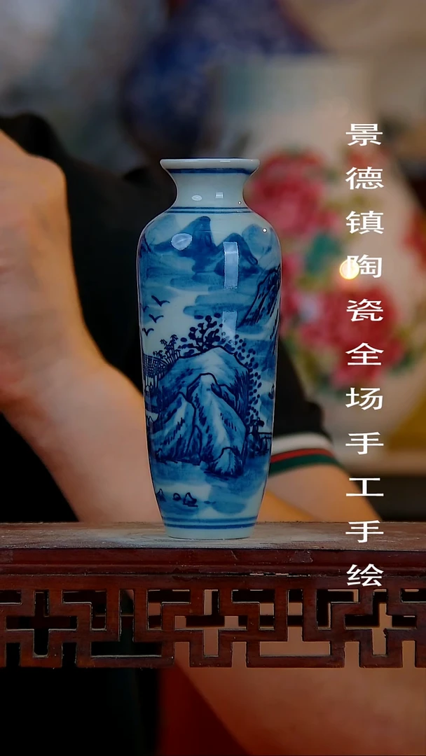 摆件景德镇陶瓷 全场手工手绘
