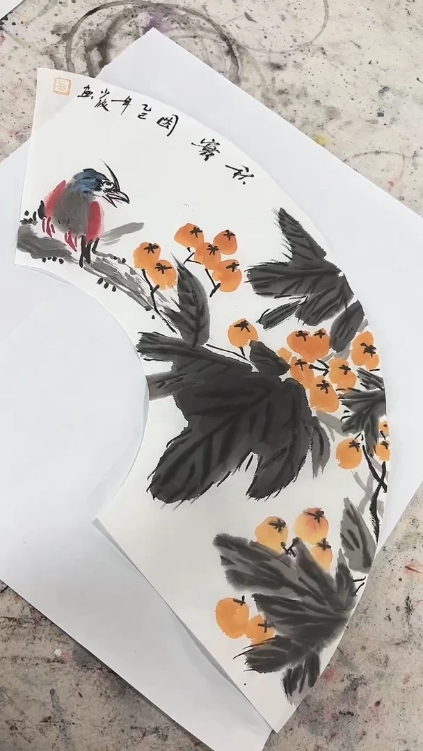 国画卢少波/国画/花鸟