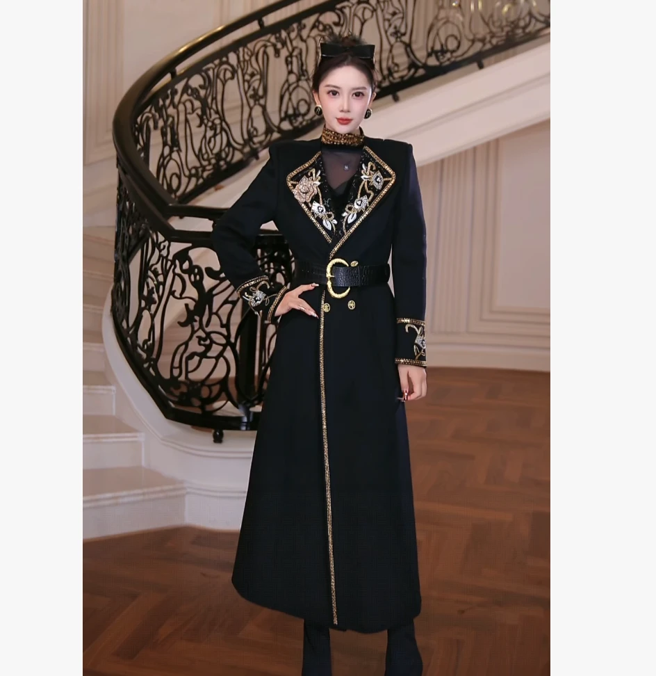 【芙娜妮】秋冬季爆款洋气上档次外套女2025保暖显瘦上衣F2530883A