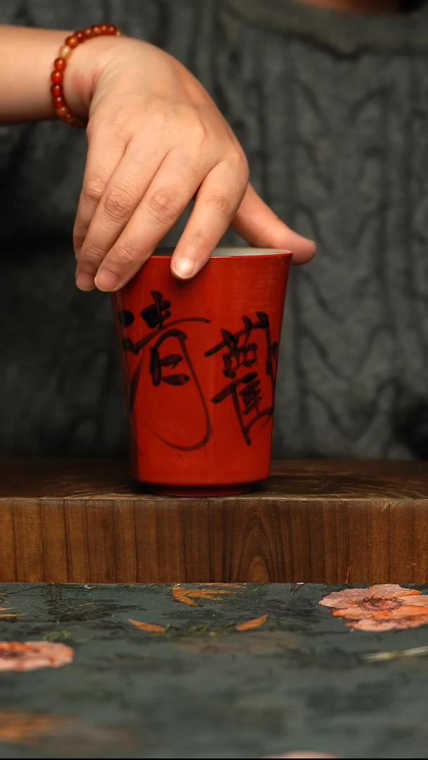 瓷片釉下彩手工手绘同款陶器