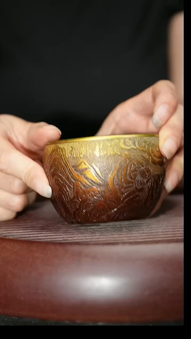 茶杯紫砂紫砂主人杯福利放漏