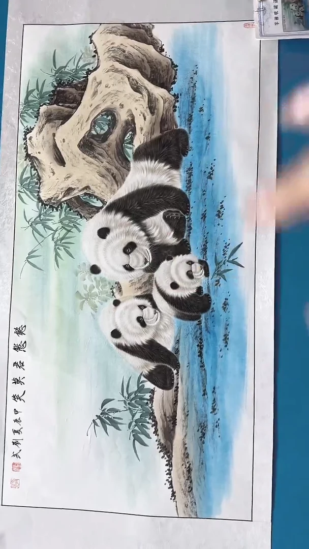 国画瀚美艺术刘武手绘-国画22