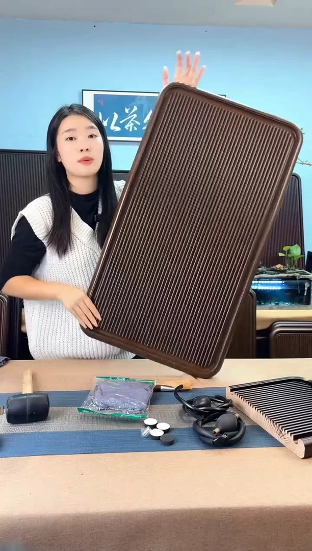 80*45*4大海黄褐色款式茶盘