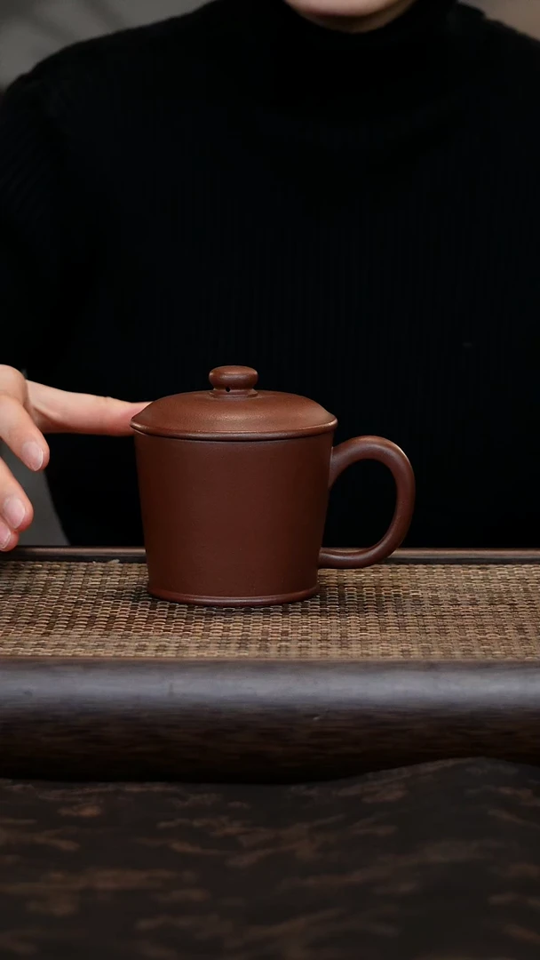 【闪购商品】紫砂茶杯深井紫泥暇