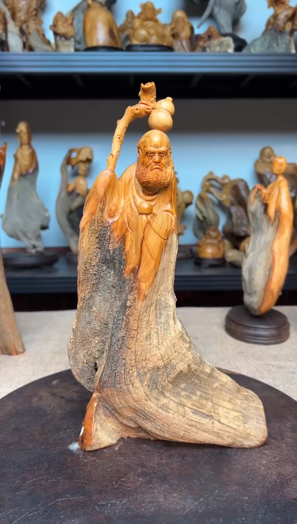 柏木（崖柏）崖柏雕刻件