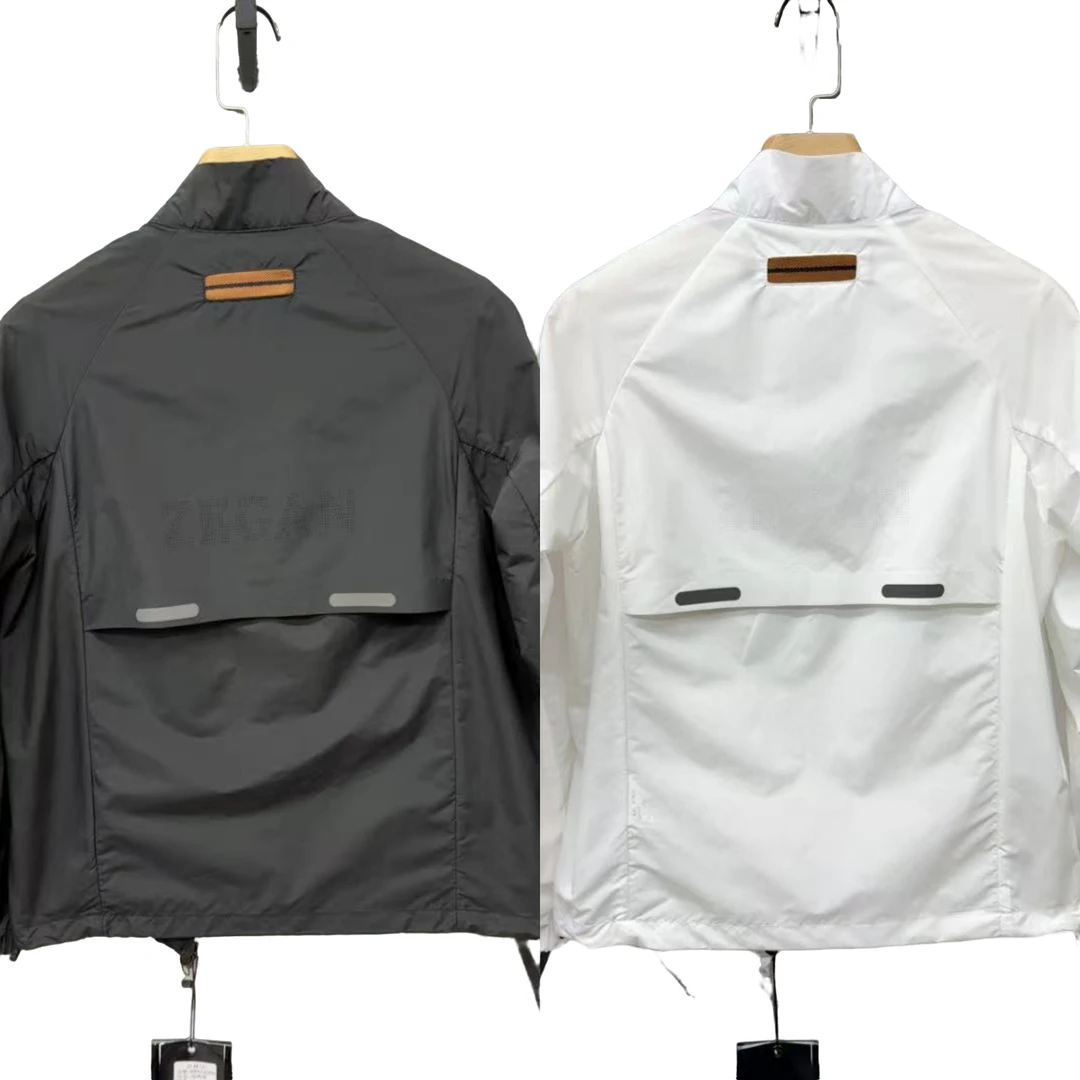 夏季新款3121男士休闲时尚百搭轻奢拉链防晒薄款夹克上衣外套