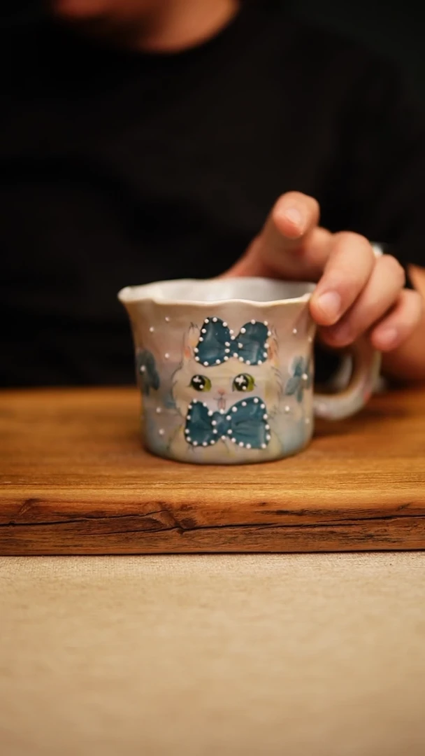 @@陶园瓷舍@@纯手工手绘@高温釉下彩