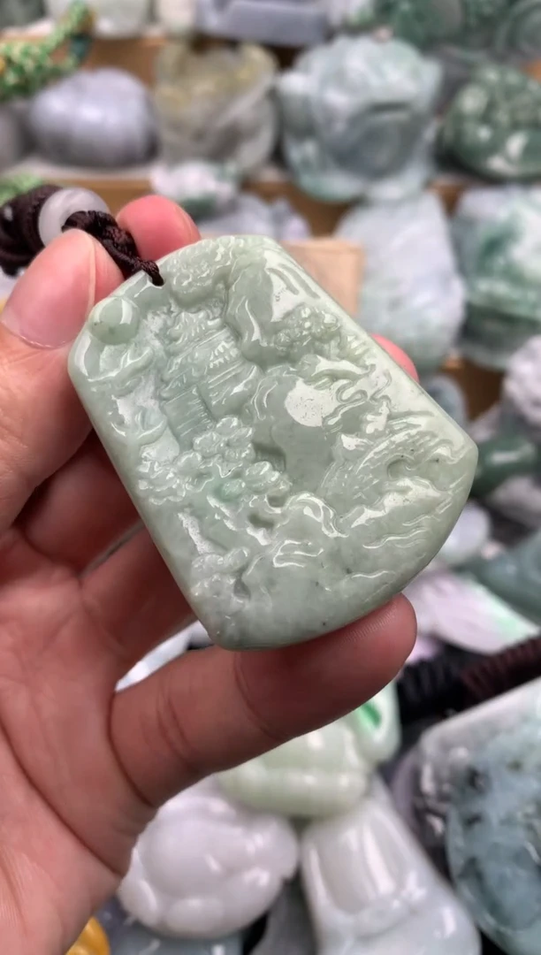 吊坠(不含链)未镶嵌翡翠1