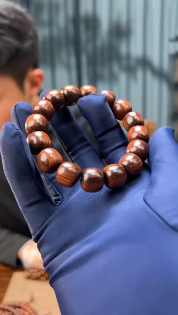 手串/手链黄花梨/降香黄檀海南黄花梨13*14手串