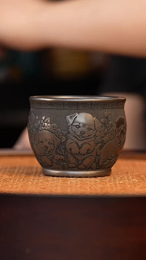 宜兴全手工紫砂杯
