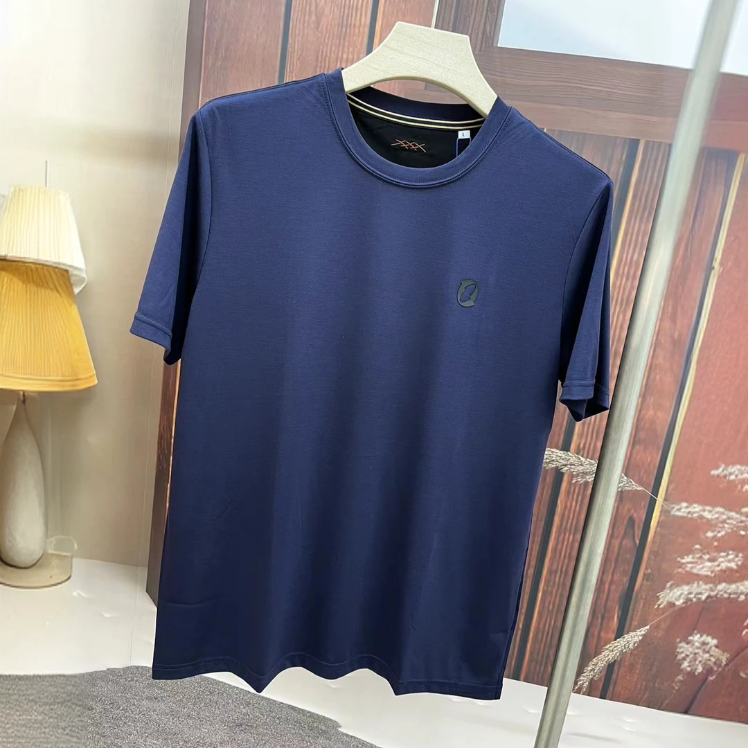2025男款两色夏季莫代尔家居外穿短袖T恤