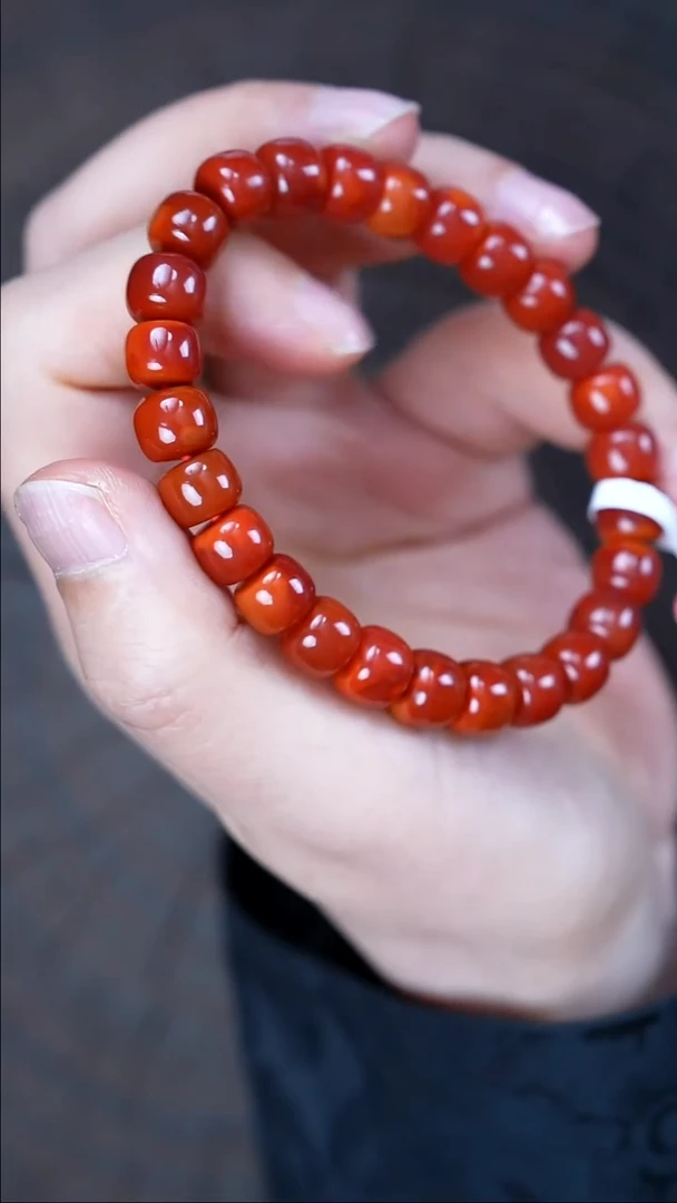 未镶嵌手串南红玛瑙无胶无裂瓦西原矿9mm+23g9521