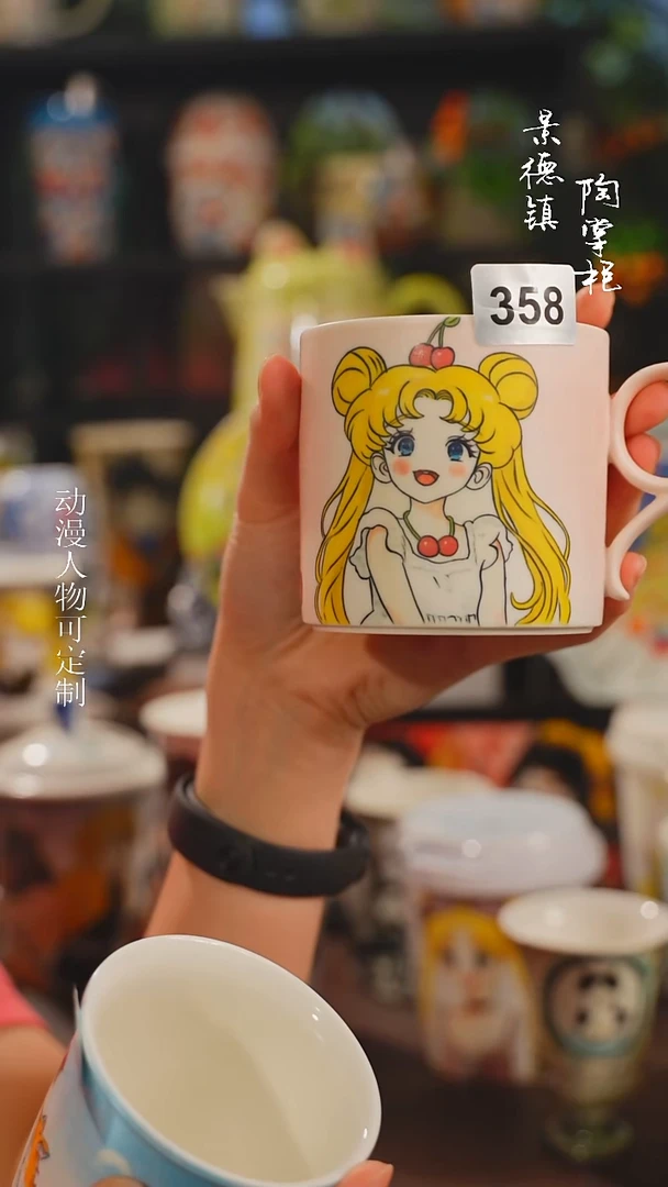 景德镇高温釉下彩纯手工手绘358