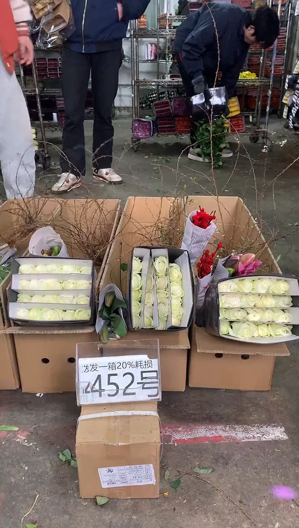 452号♥中通含20%耗损发一箱鲜花