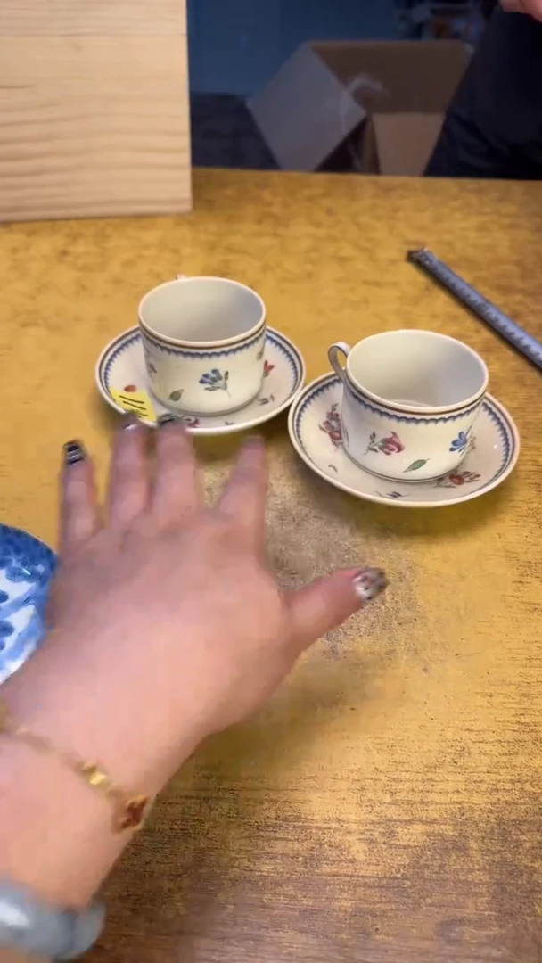 瓷器瓷器瑕疵破破111四件脏