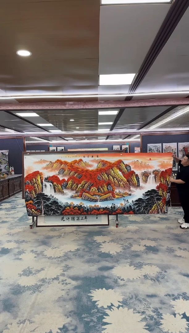 国画W-刘雪红-大丈二-山水国画