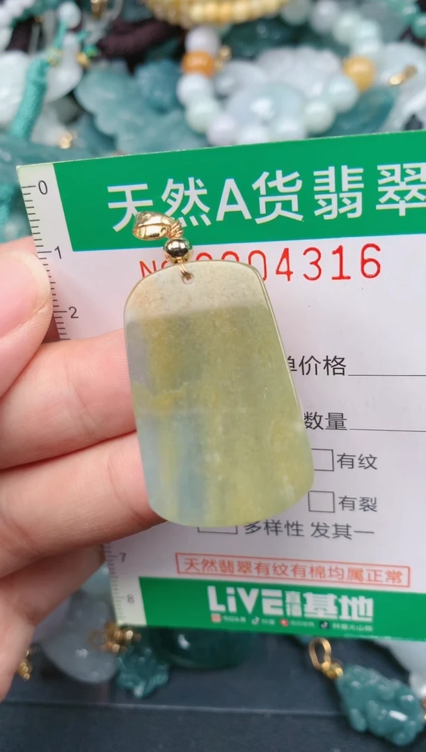 颈饰未镶嵌翡翠.0004316